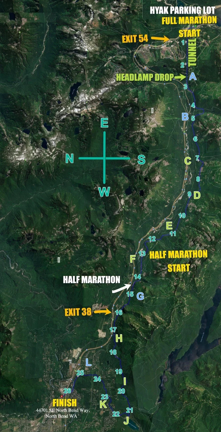 Parking & Directions Jack & Jill's Downhill Marathon & Half
